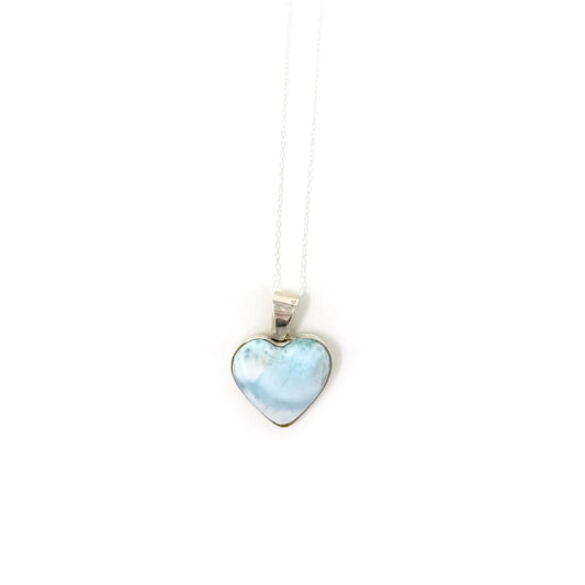 Larimar Heart Pendant