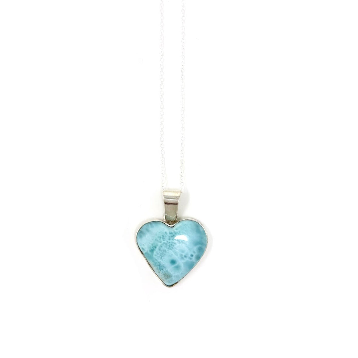 Larimar Heart Pendant