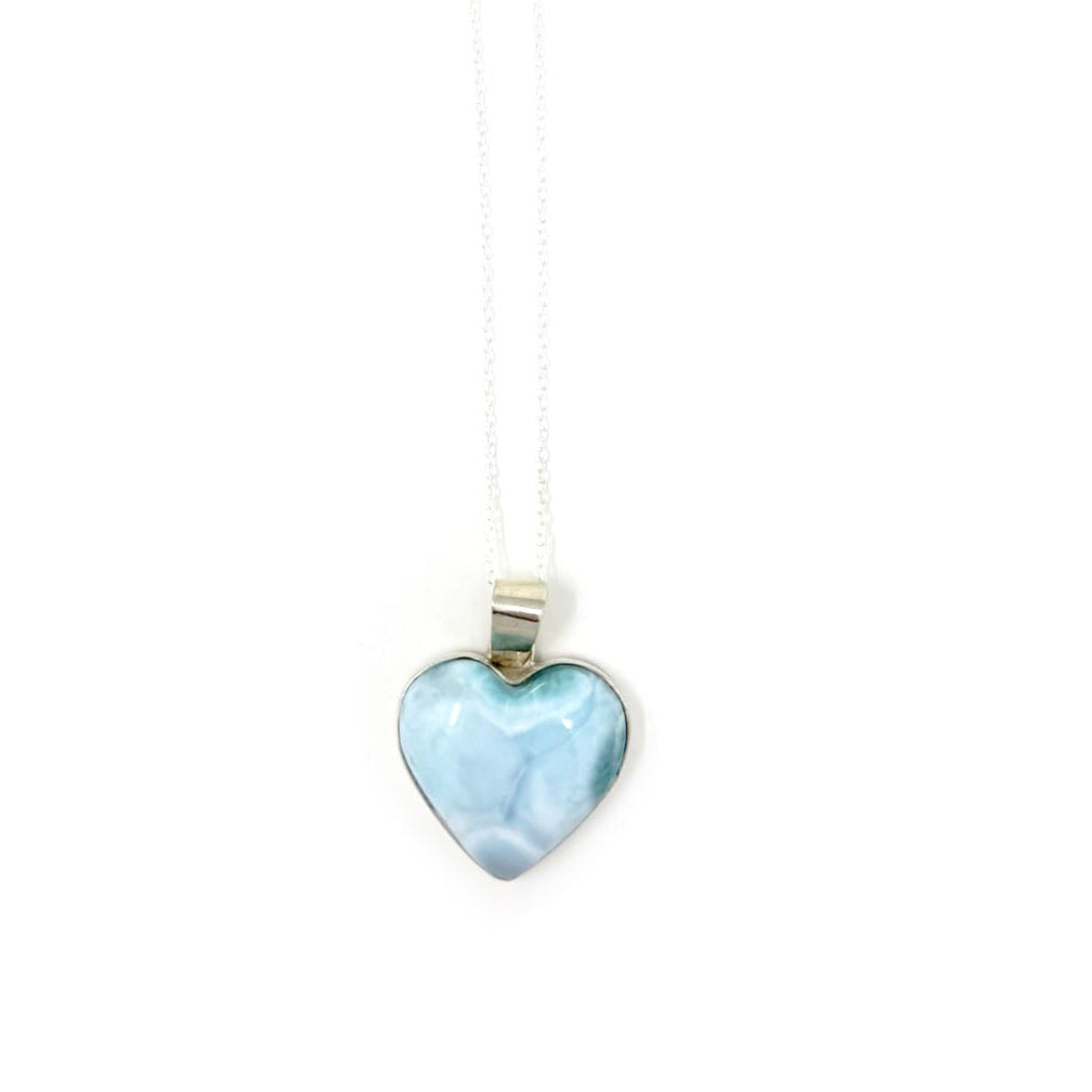 Larimar Heart Pendant