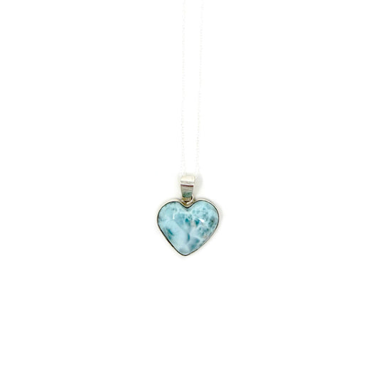 Larimar Heart Pendant