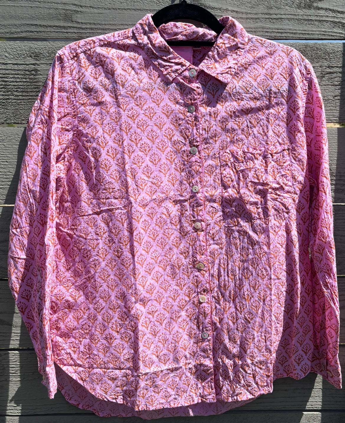Good Boyfriend Shirt - Sunflower Overdye Tickled Pink