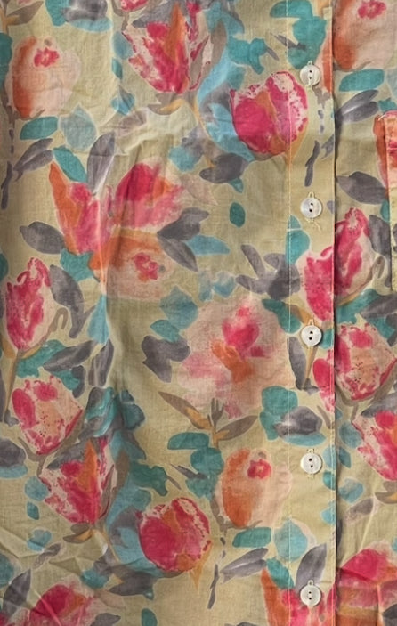 Good Boyfriend Shirt - Watercolor Floral Lemon Sorbet