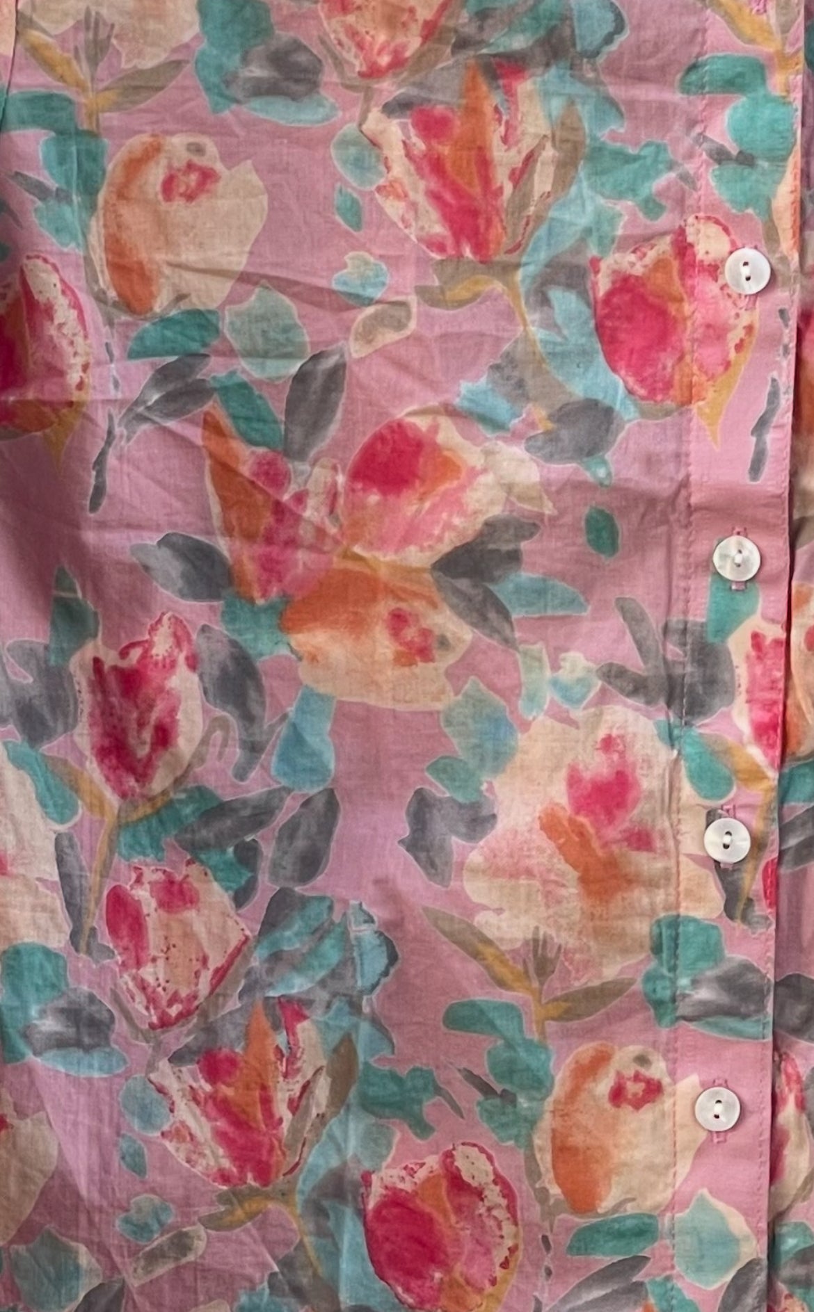 Good Boyfriend Shirt - Watercolor Floral Tickled Pink