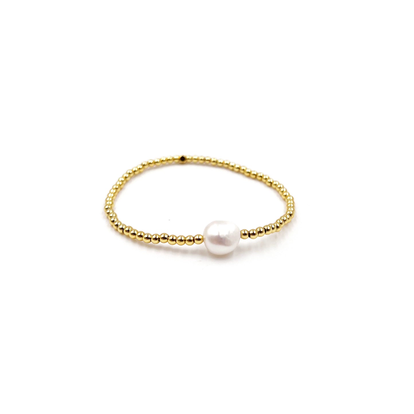 Freshwater Pearl Gold Bracelet