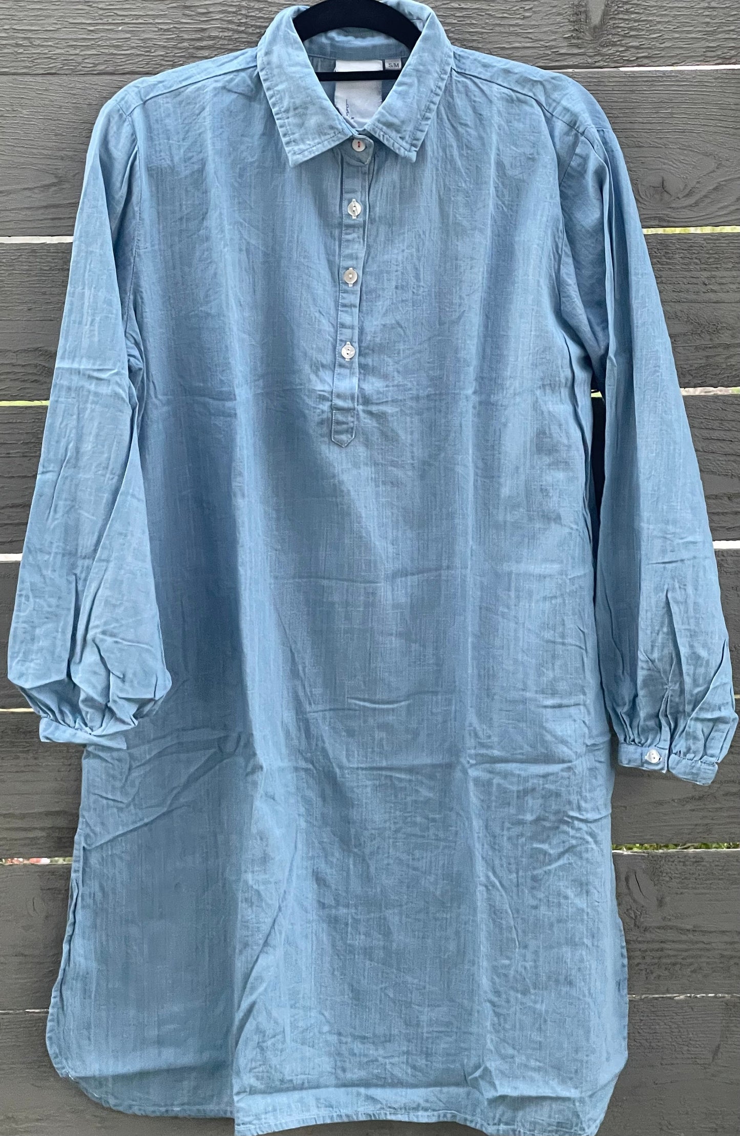 Good Boyfriend ShirtDress - Chambray Lt Wash