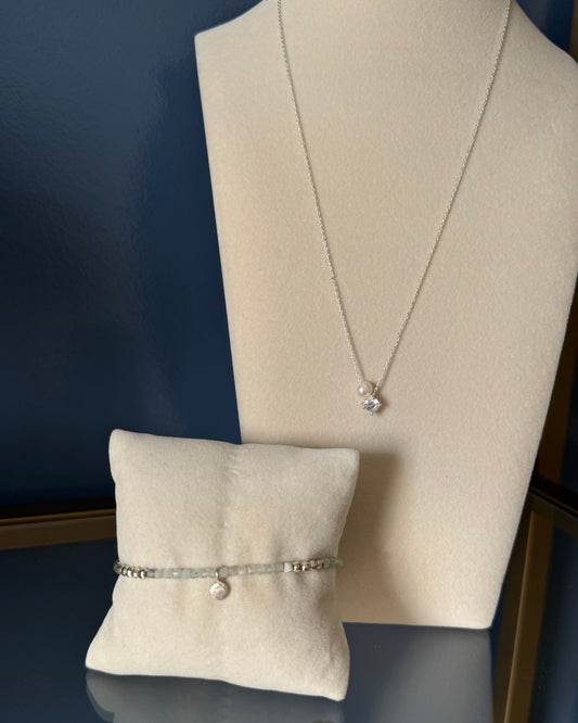 EXCLUSIVE Fingerprint Bracelet and Necklace Set