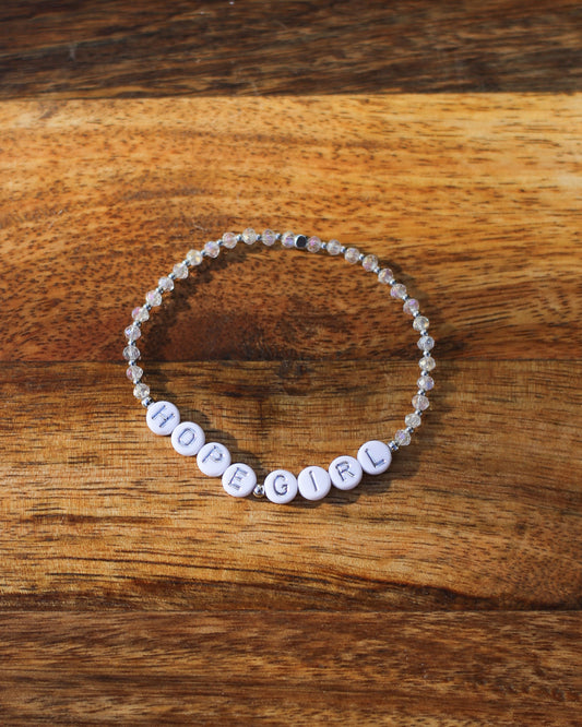 Hope Girl Bracelet - Crystal