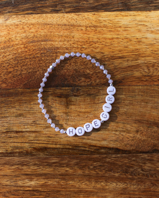 Hope Girl Bracelet - Lavender