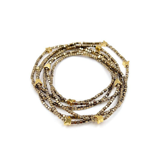 Mariposa Gold Wrap Necklace
