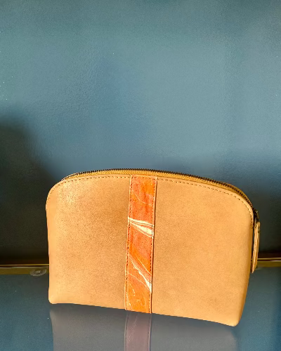EXCLUSIVE Leather Cosmetic Bag