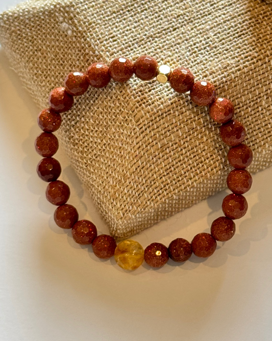 Goldstone Light Bracelet