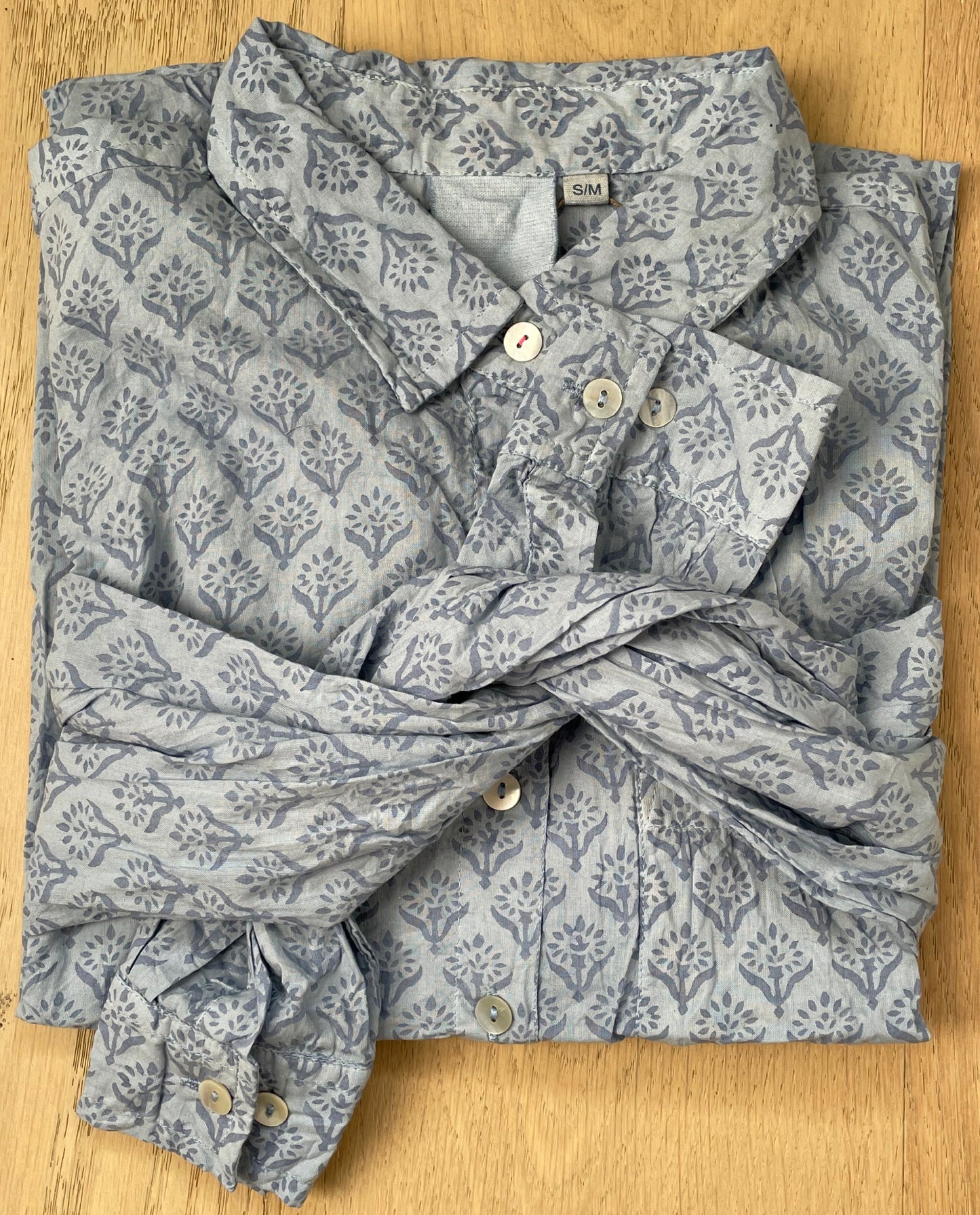 Good Boyfriend Shirt - Sunflower Overdye Cornflower Blue