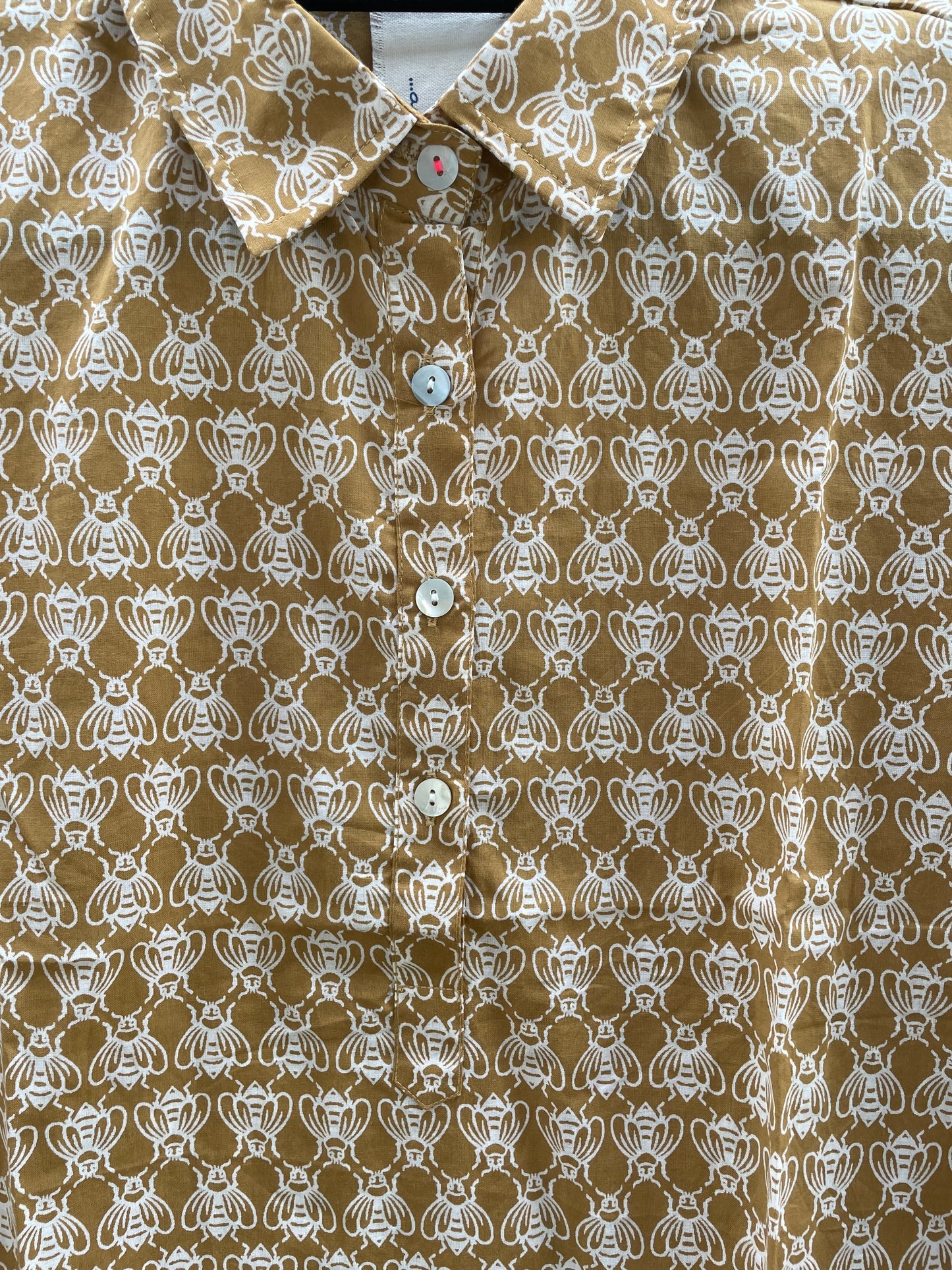 Good Boyfriend ShirtDress - Bee Happy Honeycomb