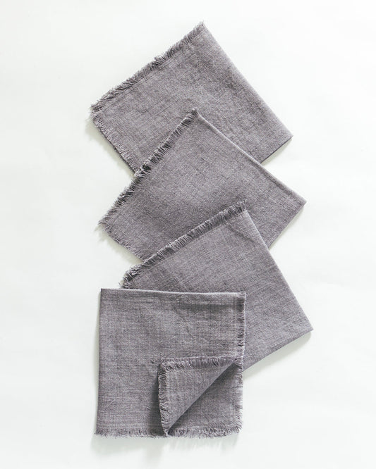 Stone Washed Linen Cocktail Napkin