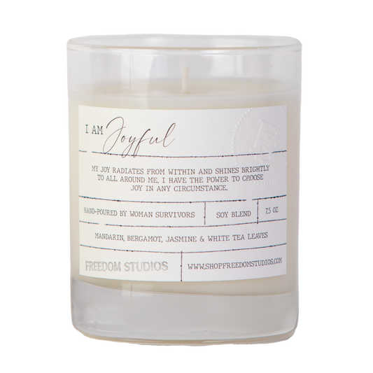 I AM Joyful 7.5 oz Candle