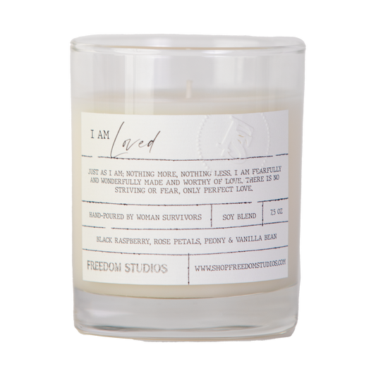 I AM Loved 7.5 oz Candle