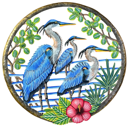 Jumbo Three Blue Herons