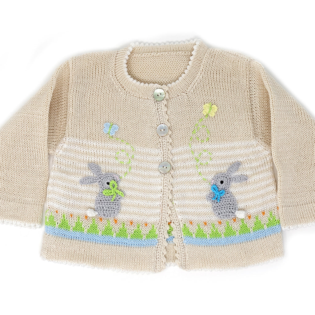 Cardigan with Bunnies