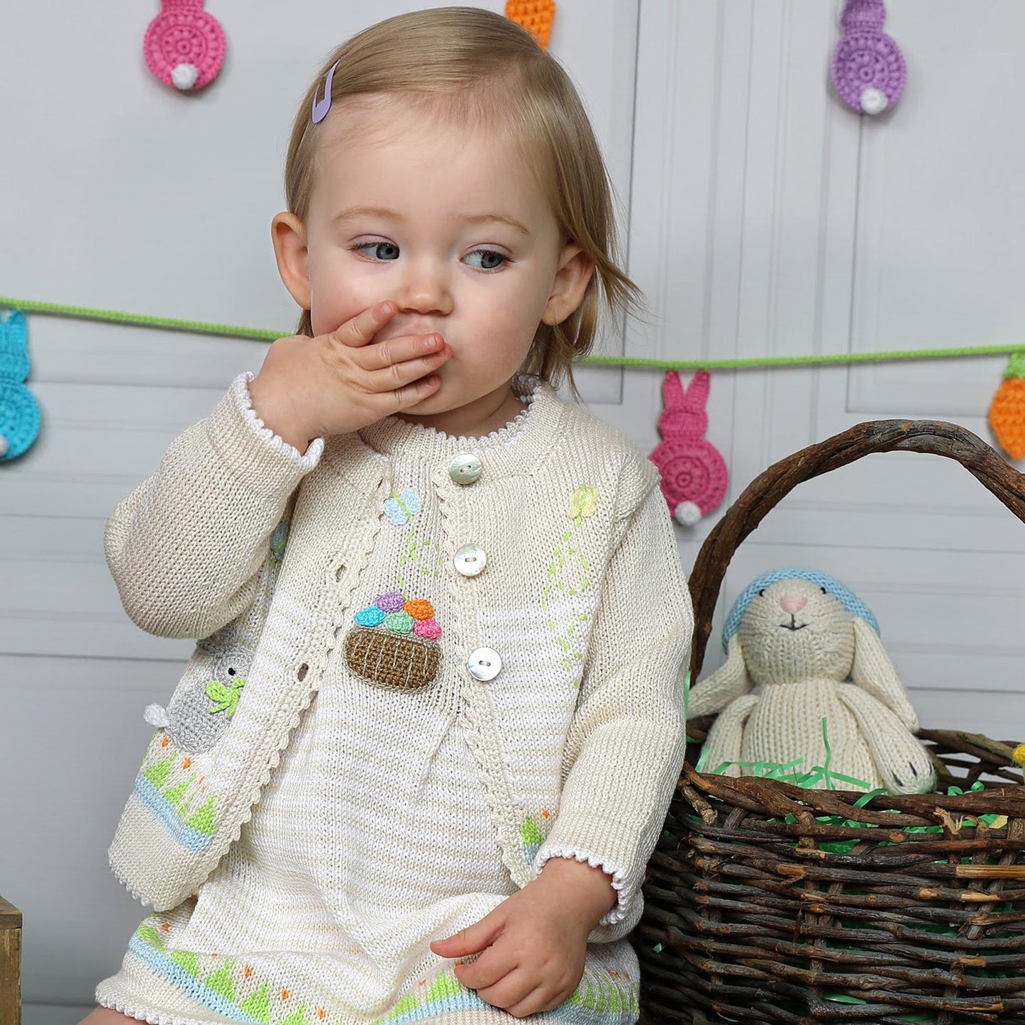 Cardigan with Bunnies