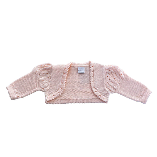 Pink Bolero Cardigan