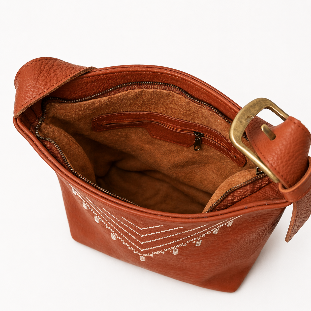 Kasbah Leather Bucket Tote