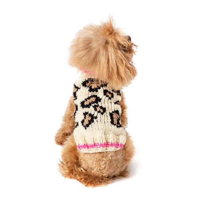 Leopard Print Dog Sweater