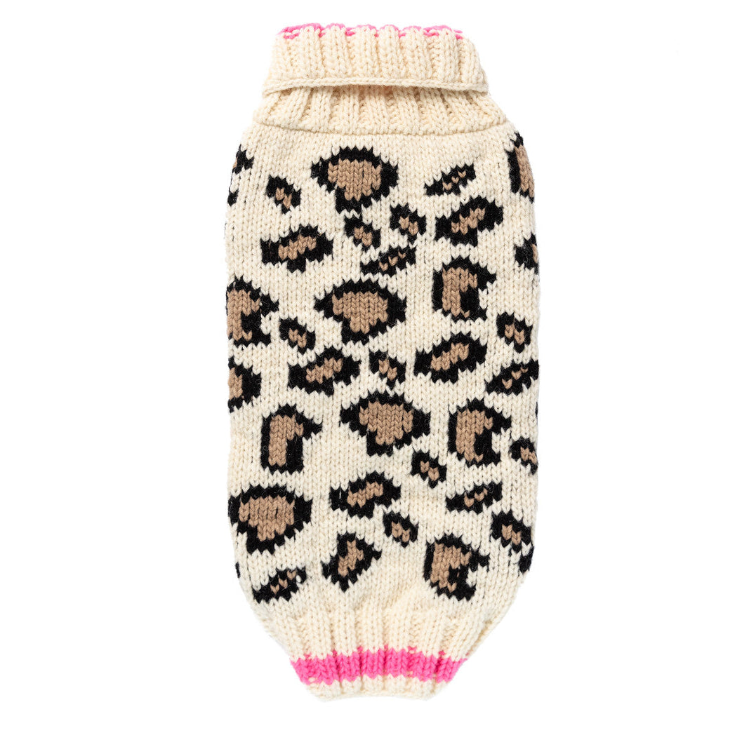 Leopard Print Dog Sweater