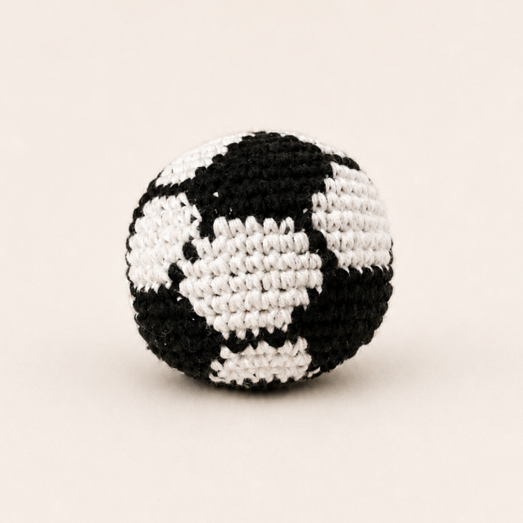 Knit Multicolor Foot Bag Stress Ball Hacky Bag Crochet Sack - Guatemala | Mexico