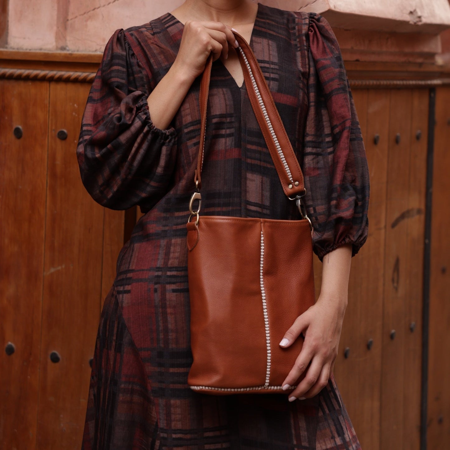 Sabra Leather Shoulder Bag