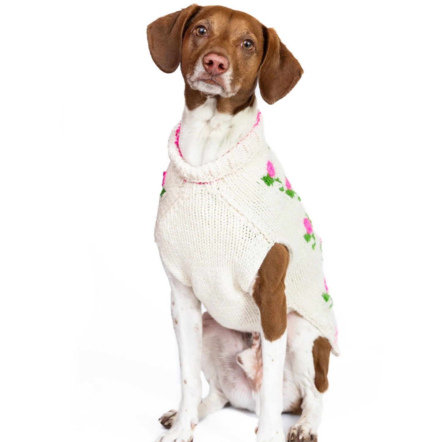 Rose Bud Dog Sweater