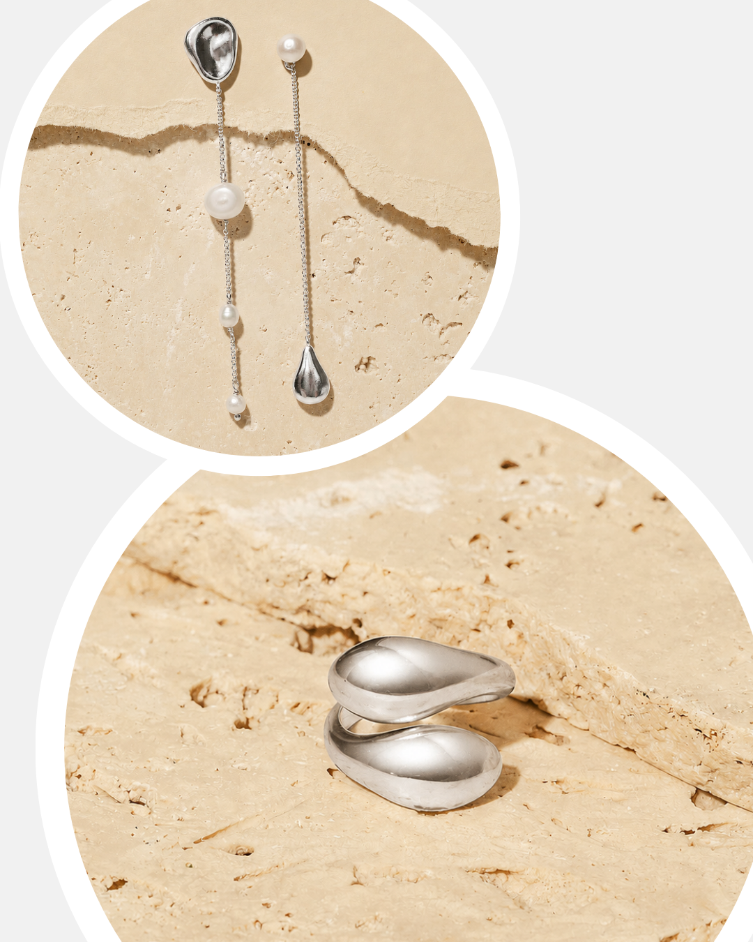 Marcella Dome Set - Silver