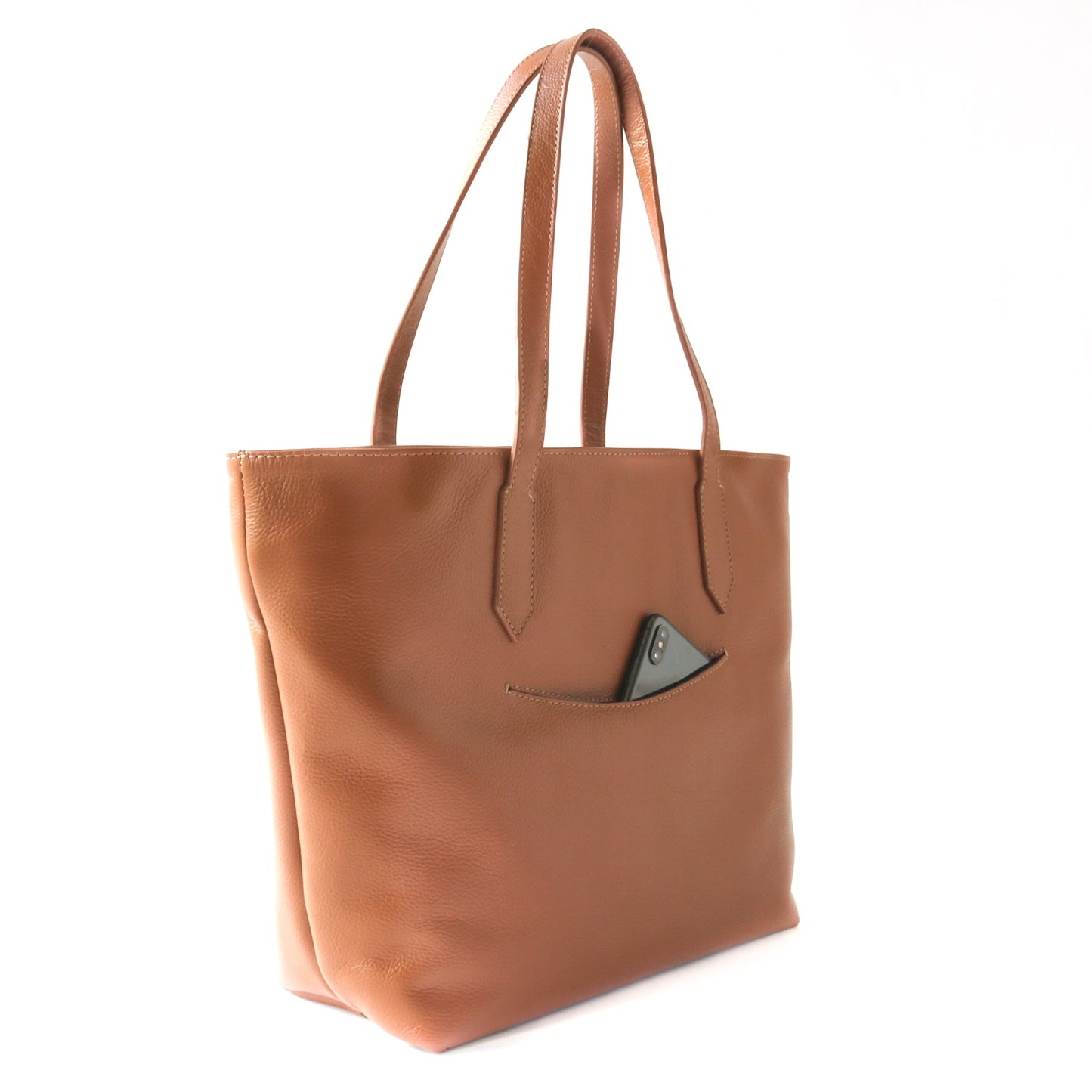Martina Leather Tote - 5 Color Options