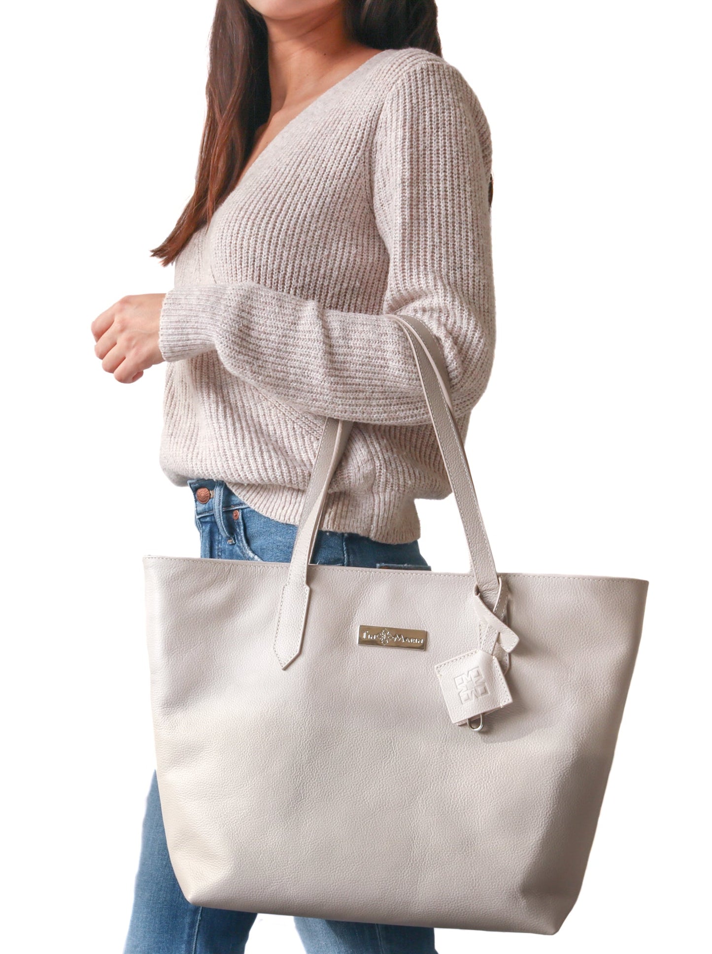 Martina Leather Tote - 5 Color Options