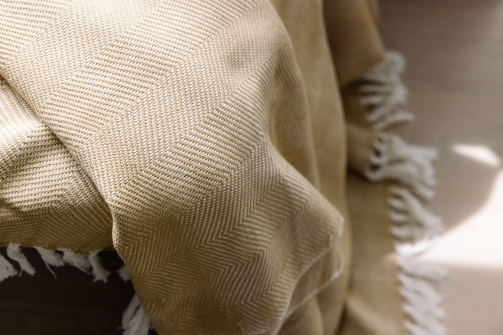 Mechot Handwoven Ethiopian Cotton Throw Blanket