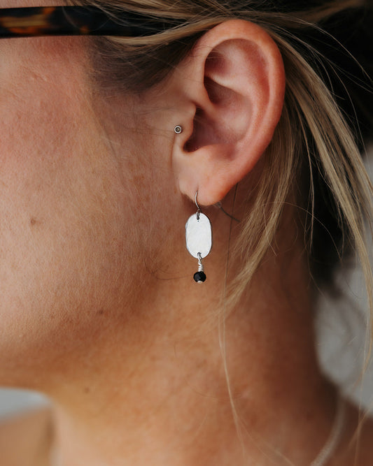Twilight Earrings | Upcycled Stainless Steel Auto Components | Stainless Steel Ear Wire