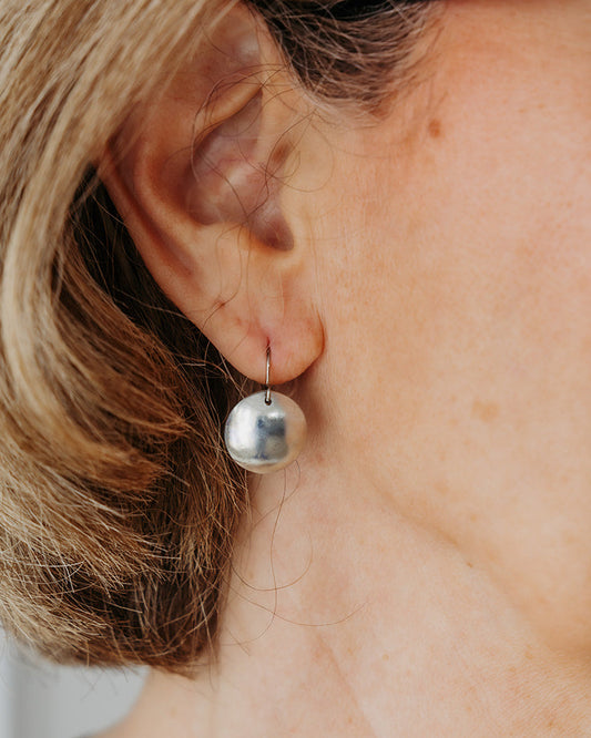 Brave Earrings | Repurposed Steel Automotive Parts | Stainless Steel Ear Wire
