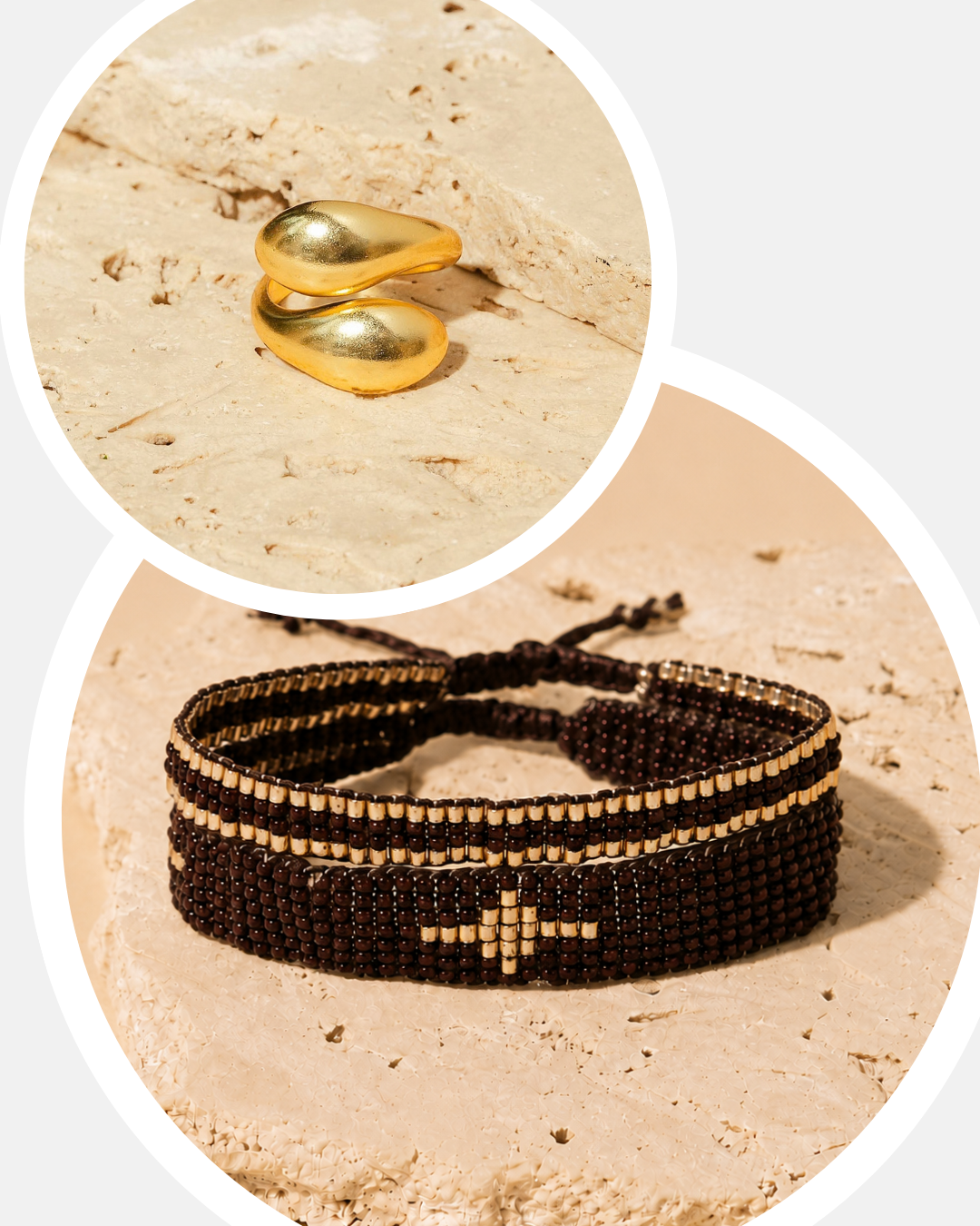 Mocha Dome Jewelry Set