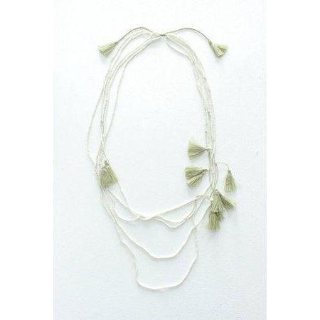 Revive Beaded Tassel Necklace - Thailand