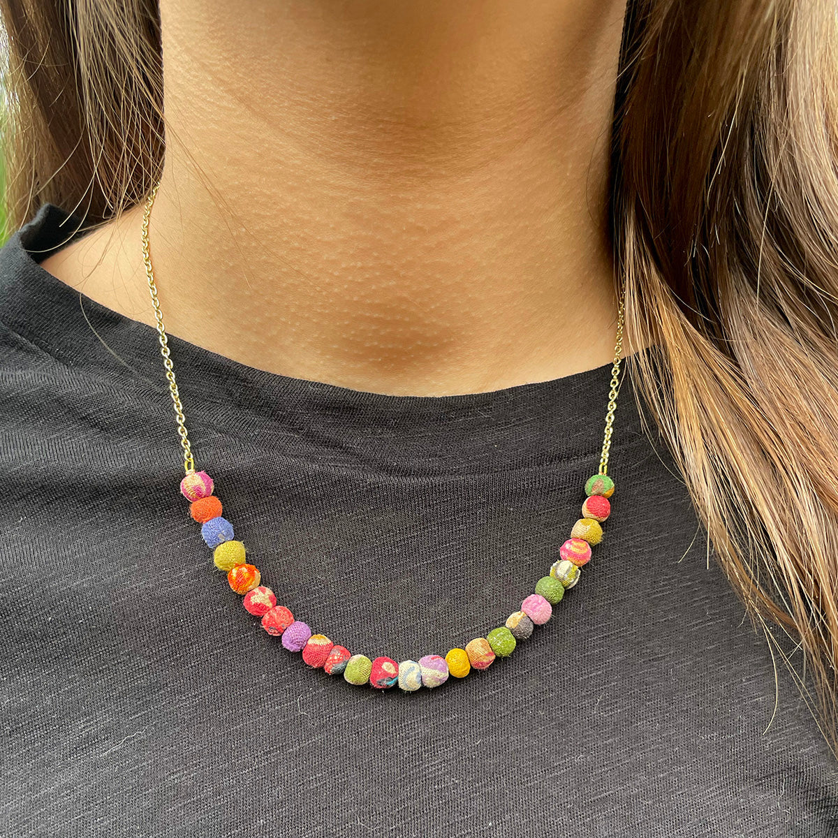 Kantha Delicate Necklace
