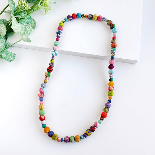 Kantha Poetic Necklace/Bracelet