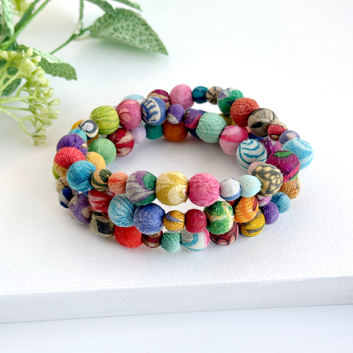 Kantha Poetic Necklace/Bracelet