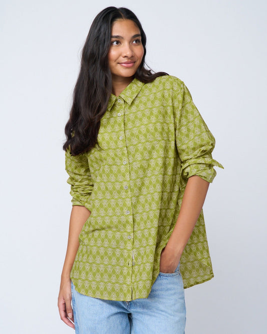 Good Boyfriend Shirt - Bee Happy Olive