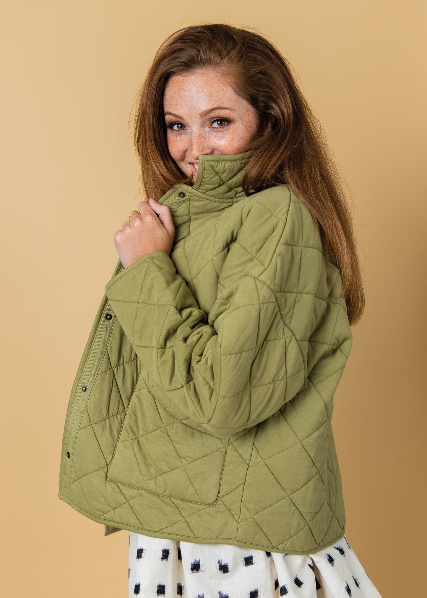 Countryside Quilted Jacket - Olive Oil - FINAL SALE