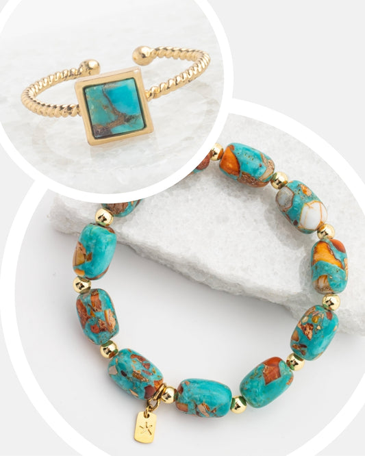 Turquoise Emperor Stone Set