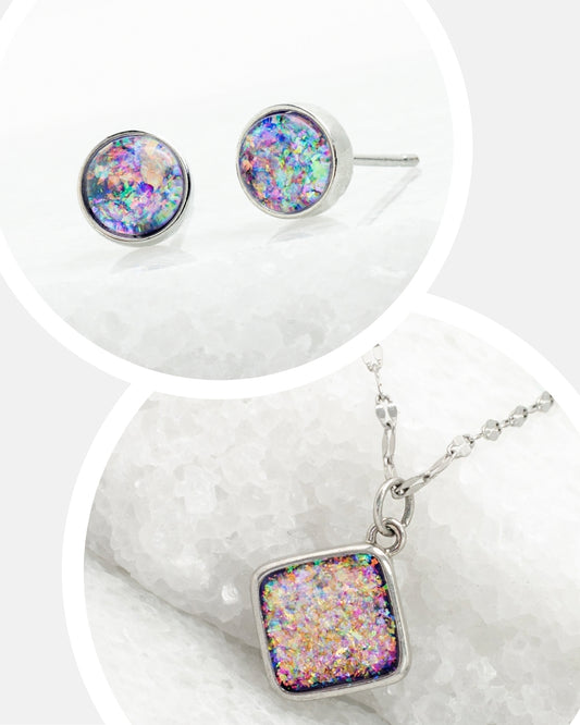 Lora Silver Jewelry Set