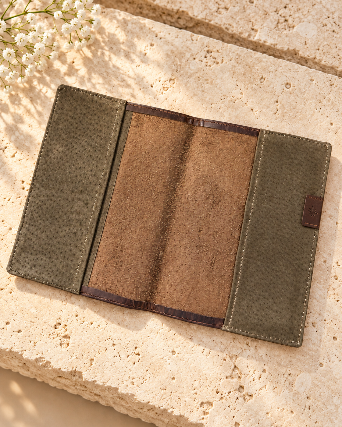 Exclusive - Corte Keepsake Journal Cover in Chocolate Leather