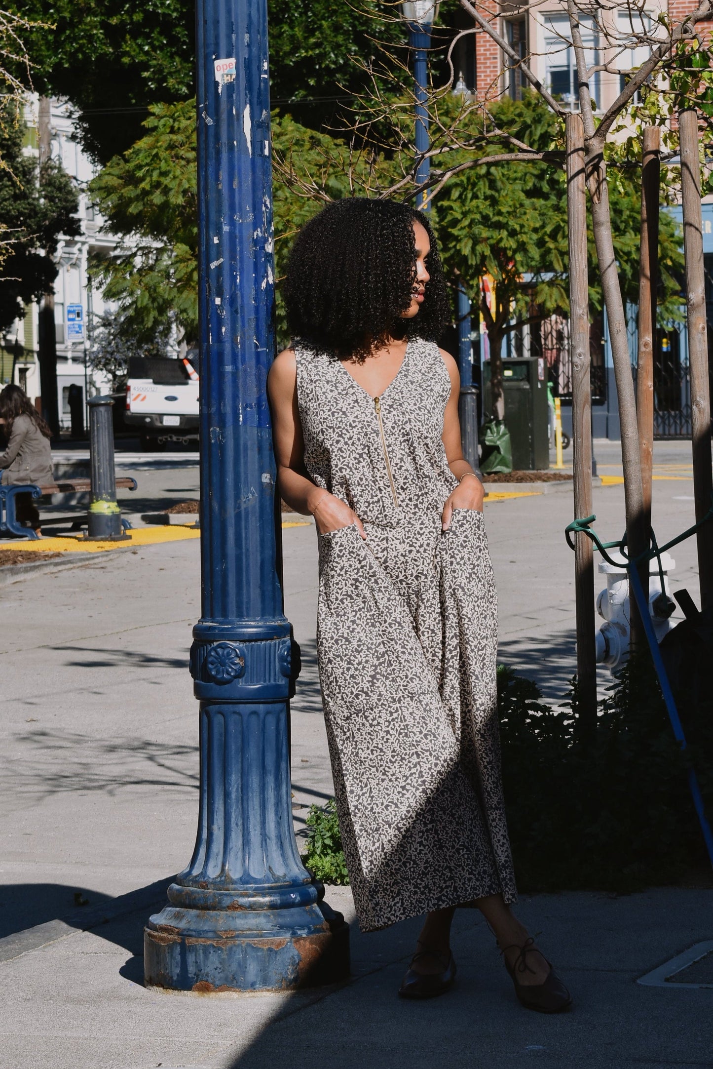 Onyx Cotton Jumpsuit