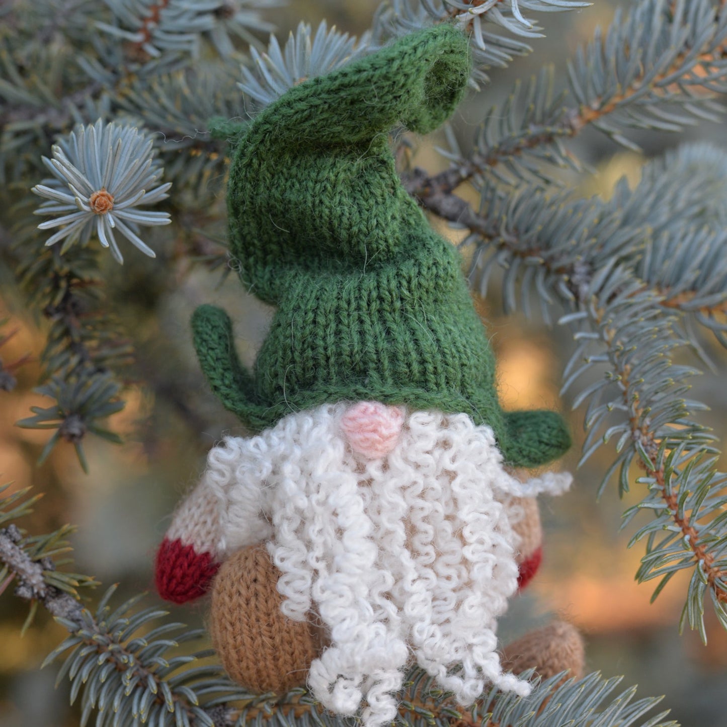 Gnome Ornaments, set of 2