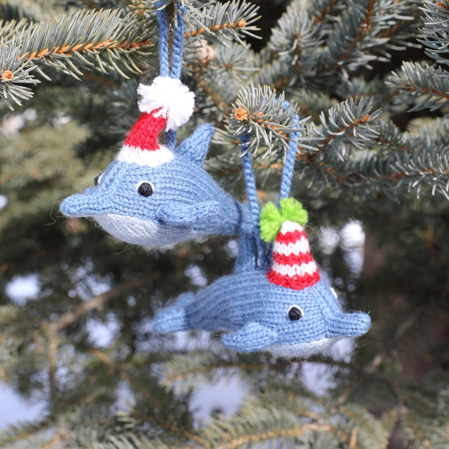 Dolphin Ornament, set of 2