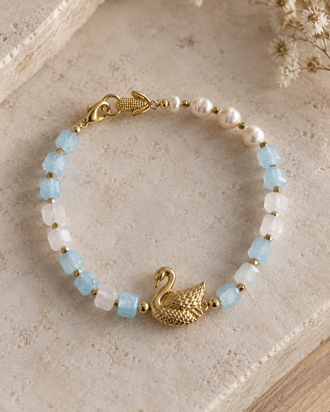 EXCLUSIVE  Golden Swan Bracelet